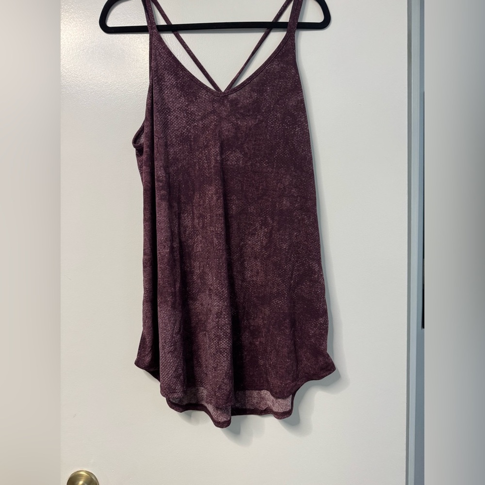 Lularoe Daniella - Purple Sleeveless Top
